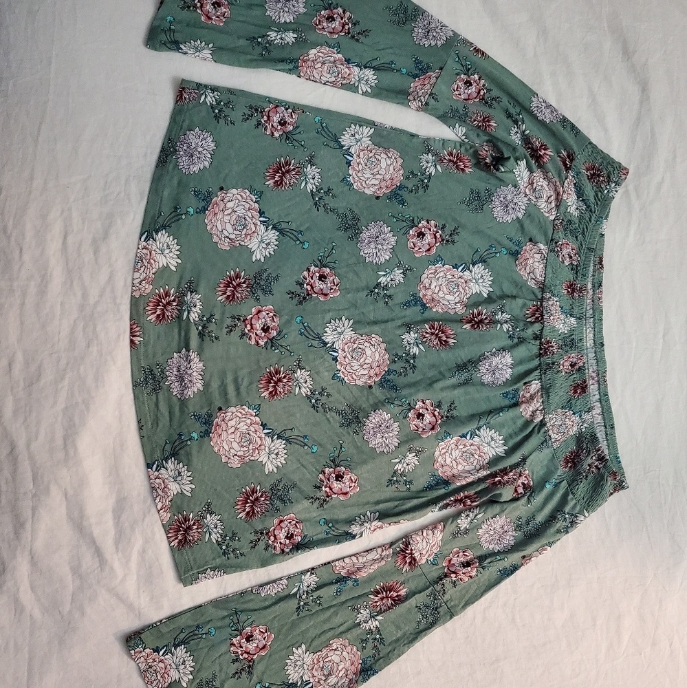 NWT Ultra Flirt Blouse Sz L OFF Shoulder